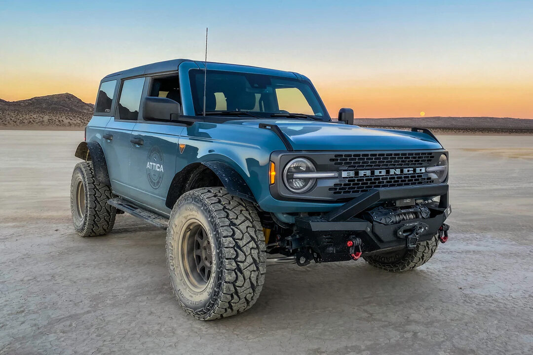 Attica 4x4 ATTFB01C102-BX Terra Series Rock Sliders for 21-25 Ford